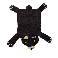 Organic Wool Play Mat + Nursery Rug | Brown Bear