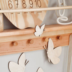 Nursery Wall Shelf for Books, Toys & Decor