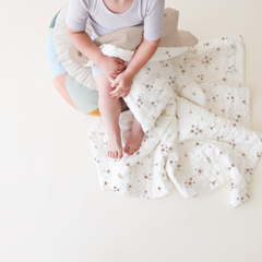 Organic Kids Quilt - Bloom & Pecan
