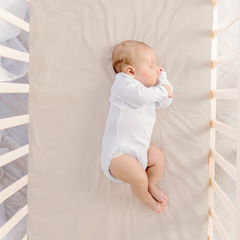 Organic Crib Sheet - Taupe