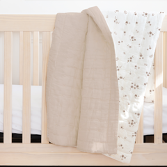 Organic Kids Quilt - Bloom & Pecan