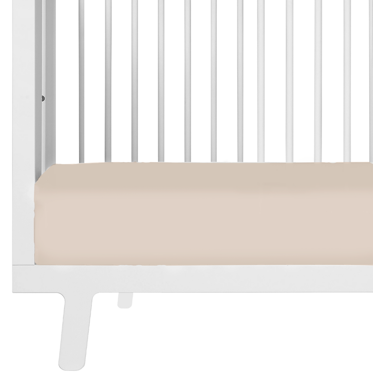 Organic Crib Sheet - Taupe