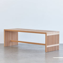 Zero Waste Slatted Bench