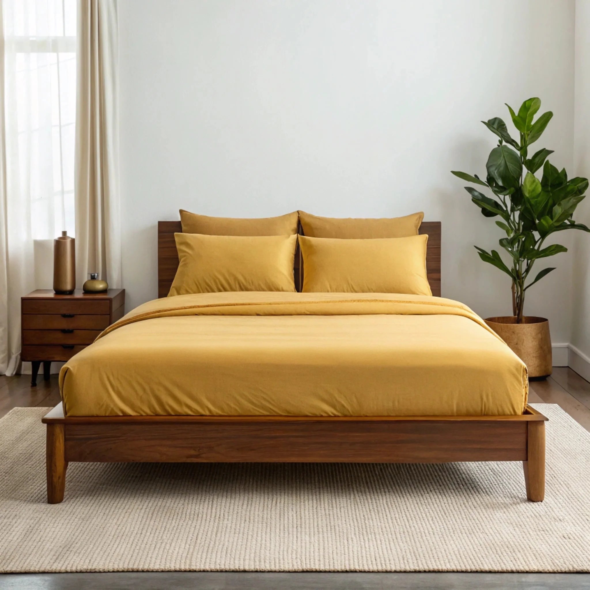 Copper infused sheet set – antimicrobial hypoallergenic bedding