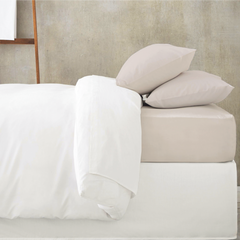 Organic Kids Fitted Sheet - Taupe