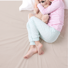 Organic Kids Fitted Sheet - Taupe