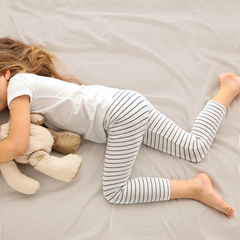Organic Kids Fitted Sheet - Taupe