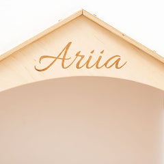 Wooden Dollhouse Bookshelf